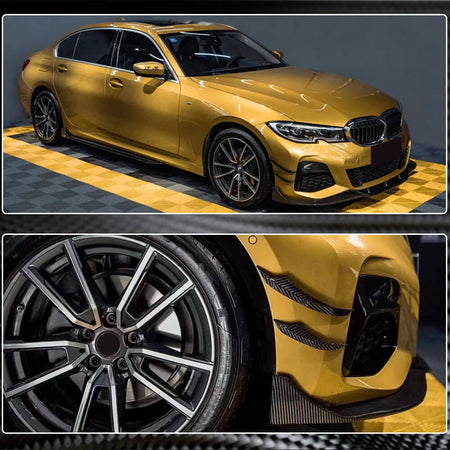 BMW 3 Series G20 M Sport Sedan 2019-2022 Front Bumper Vents Carbon Fiber-Ahacarbon