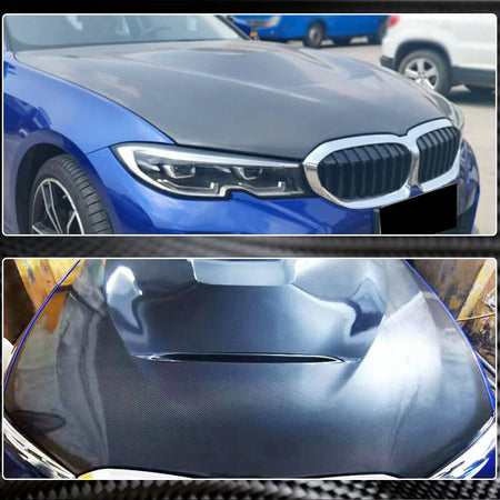 BMW 3 Series G20 2017-2021 Engine Bonnet Hood Cover Carbon Fiber-Ahacarbon