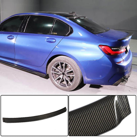 BMW 3 Series G20 2019UP Rear Roof Spoiler Carbon Fiber-Ahacarbon