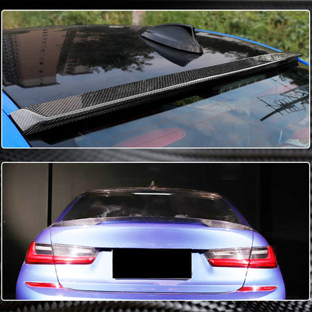 BMW 3 Series G20 2019UP Rear Roof Spoiler Carbon Fiber-Ahacarbon