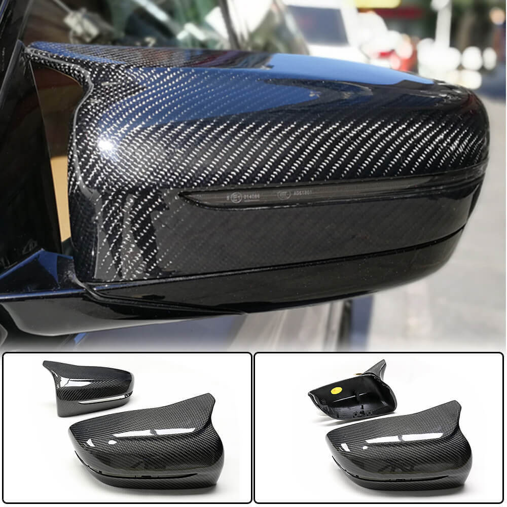 BMW 3 Series G20 G21 2019-2022 Mirror Covers LHD Replacement Style Carbon Fiber-Ahacarbon