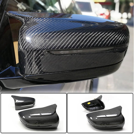 BMW 3 Series G20 G21 2019-2022 Mirror Covers LHD Replacement Style Carbon Fiber-Ahacarbon