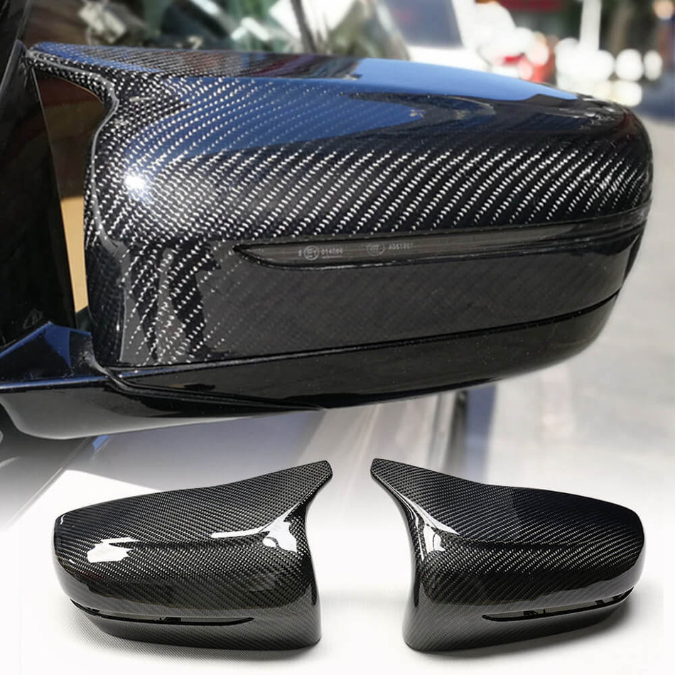 BMW 3 Series G20 G21 2019-2022 Mirror Covers LHD Replacement Style Carbon Fiber-Ahacarbon