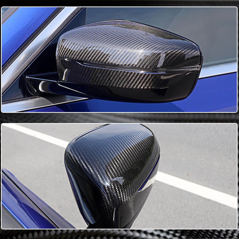 BMW 3 Series G20 G21 2019-2022 Mirror Covers LHD Replacement Style Carbon Fiber-Ahacarbon