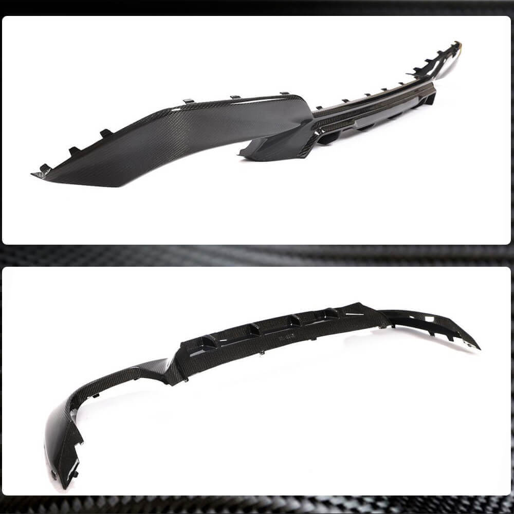 BMW 3 Series G20 M340i 2019-2021 Rear Bumper Diffuser Carbon Fiber-Ahacarbon