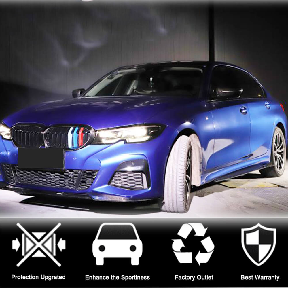 BMW 3 Series G20 M Sport 2019-2023 Side Skirts Carbon Fiber-Ahacarbon