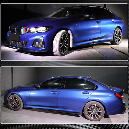 BMW 3 Series G20 M Sport 2019-2023 Side Skirts Carbon Fiber-Ahacarbon