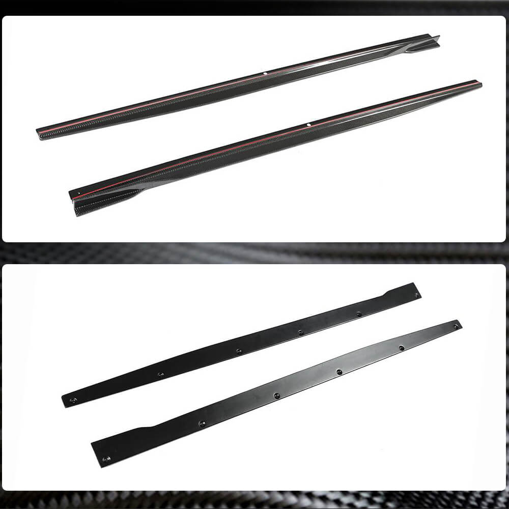 BMW 3 Series G20 M Sport 2019-2023 Side Skirts Carbon Fiber-Ahacarbon