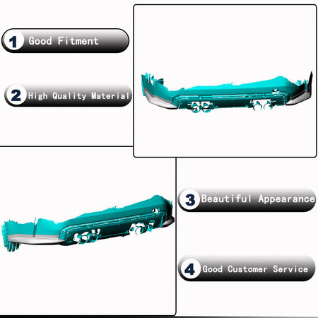 BMW 3 Series G80 M3 2021-2022 Rear Bumper Splitter Dry Carbon Fiber-Ahacarbon