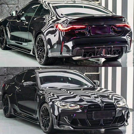 BMW 3 Series G80 M3 2021-2023 Side Skirts Dry Carbon Fiber-Ahacarbon