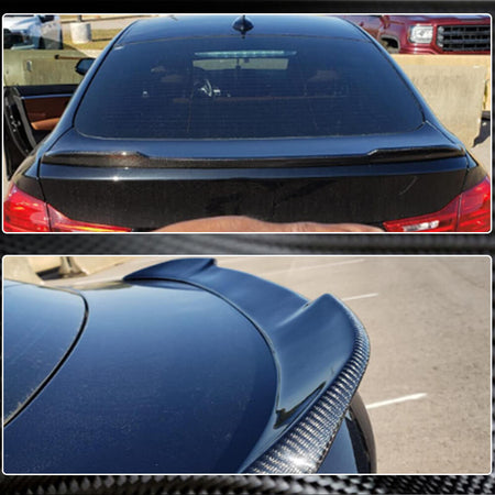 BMW 4 Series F32 Coupe 2014-2019 Rear Trunk Spoiler Carbon Fiber-Ahacarbon