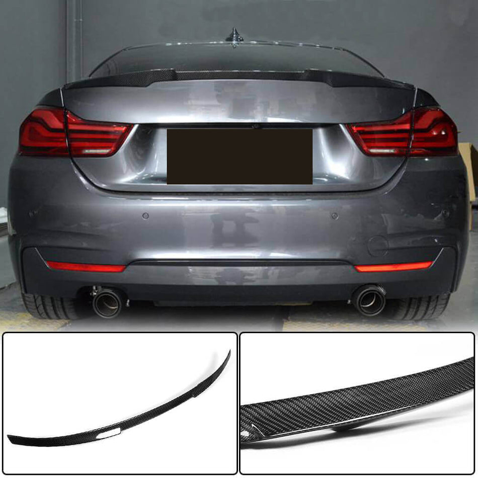 BMW 4 Series F32 Coupe 2014-2019 Rear Trunk Spoiler Carbon Fiber-Ahacarbon
