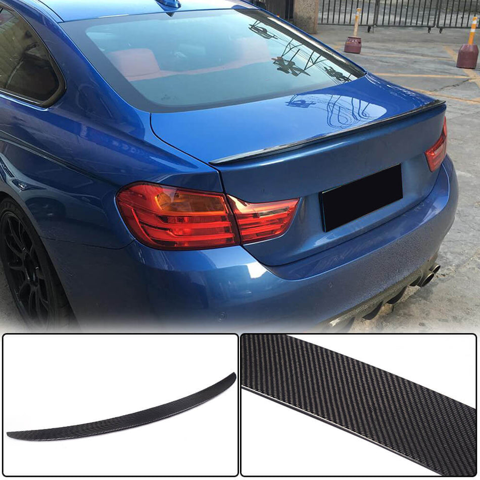 BMW 4 Series F32 Coupe 2014-2019 Rear Trunk Spoiler Carbon Fiber/FRP-Ahacarbon