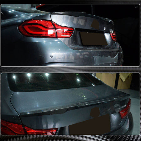 BMW 4 Series F32 Coupe 2014-2019 Rear Trunk Spoiler Carbon Fiber-Ahacarbon