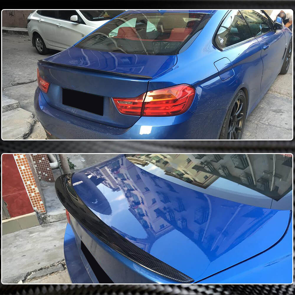 BMW 4 Series F32 Coupe 2014-2019 Rear Trunk Spoiler Carbon Fiber/FRP-Ahacarbon
