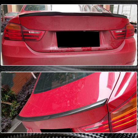 BMW 4 Series F32 Coupe 2014-2019 Rear Trunk Spoiler Carbon Fiber-Ahacarbon