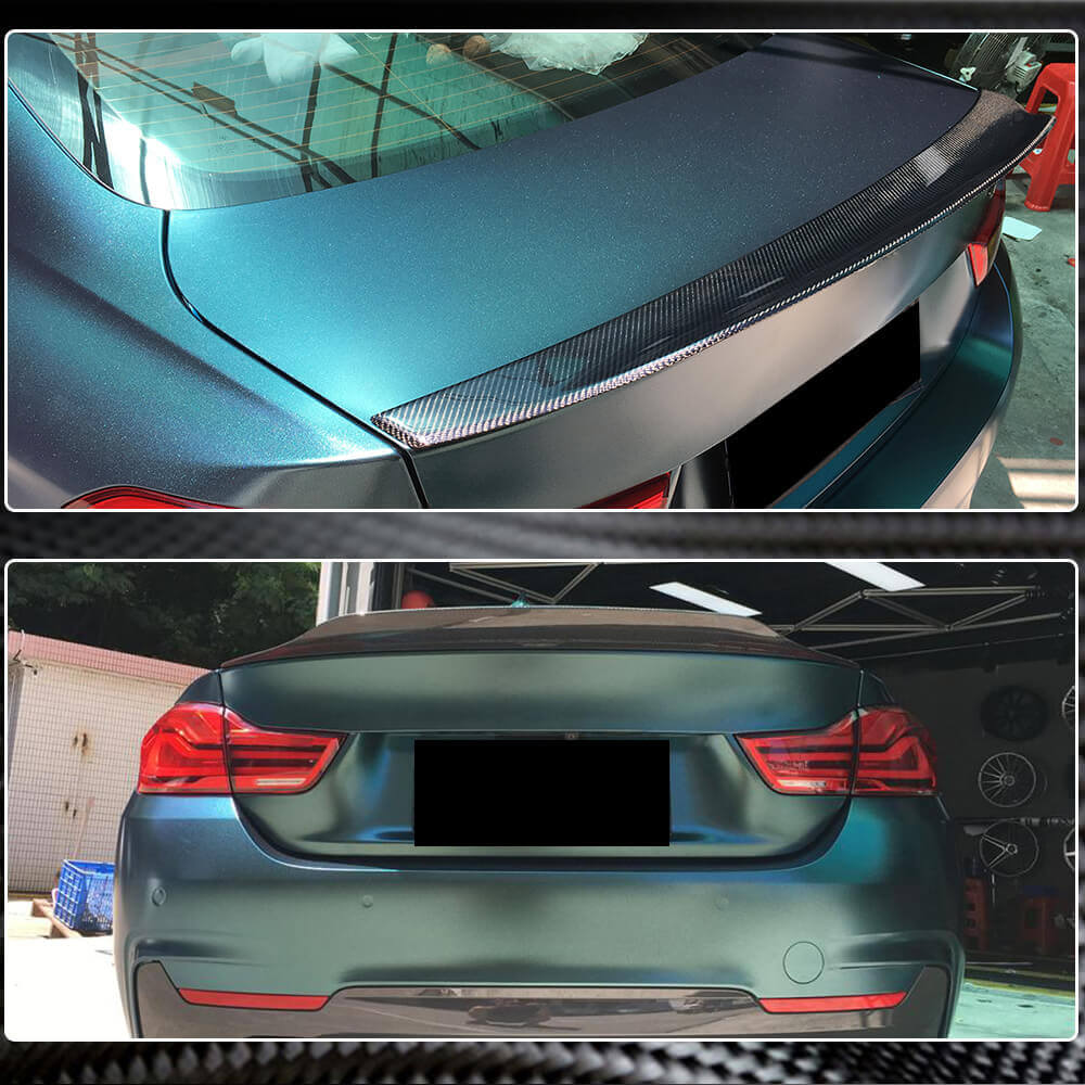 BMW 4 Series F32 Coupe 2013-2020 Rear Trunk Spoiler Carbon Fiber/FRP-Ahacarbon
