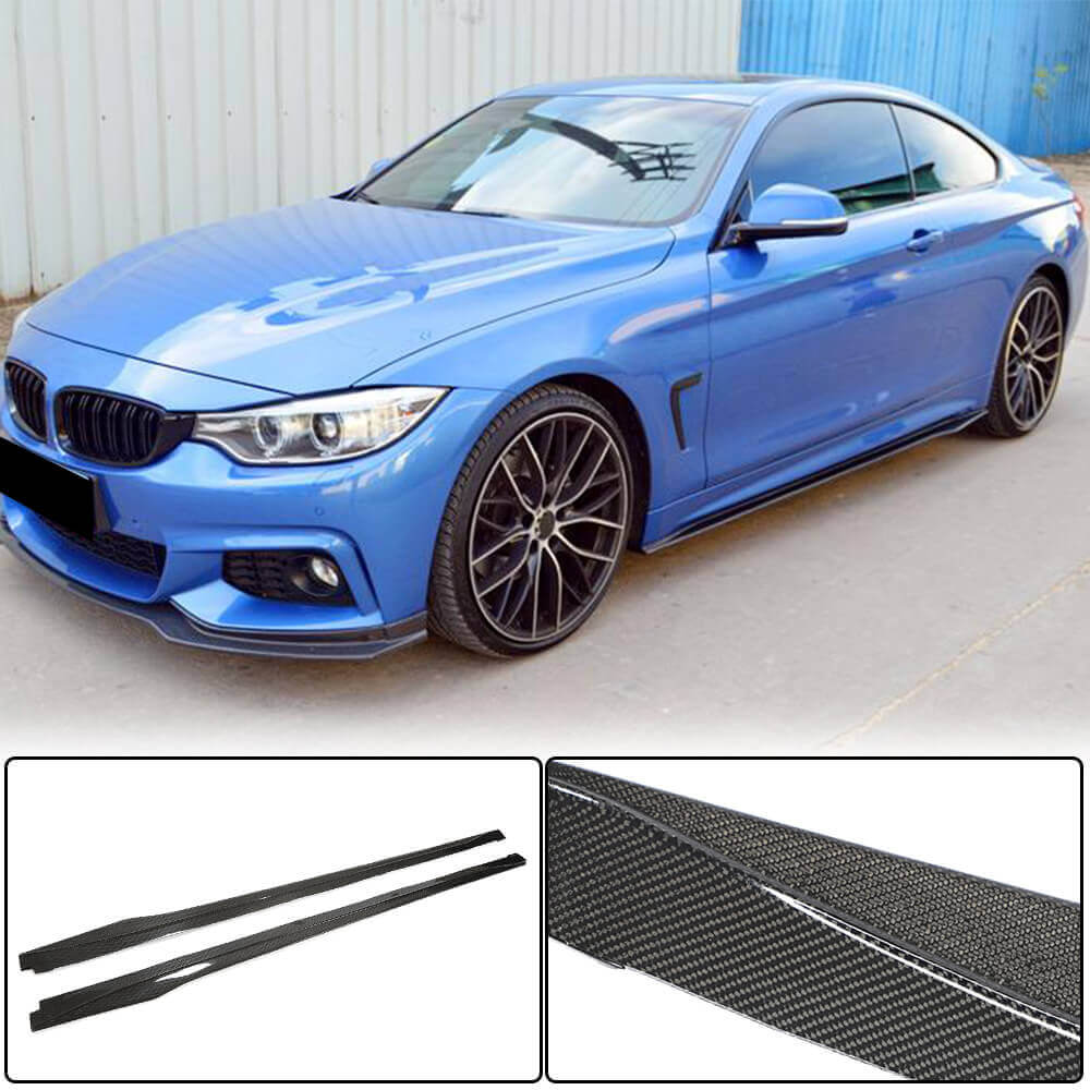 BMW 4 Series F32 F33 M Sport 2014-2019 Side Skirts Carbon Fiber-Ahacarbon