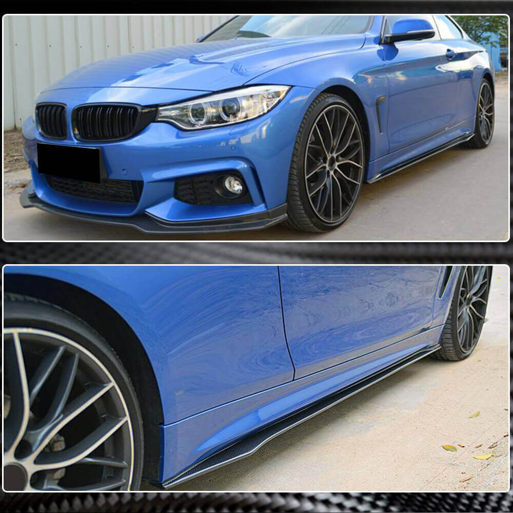 BMW 4 Series F32 F33 M Sport 2014-2019 Side Skirts Carbon Fiber-Ahacarbon