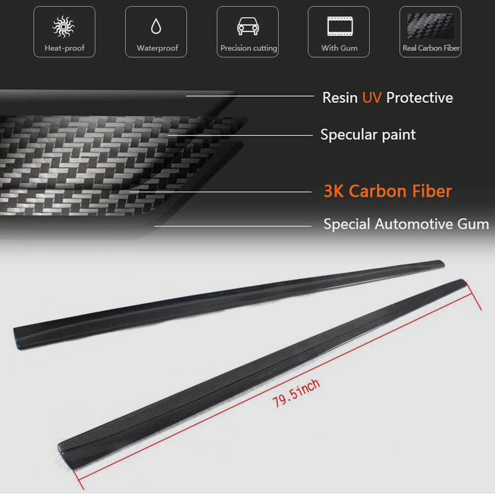 BMW 4 Series F32 F33 M Sport 2014-2019 Side Skirts Carbon Fiber/ABS-Ahacarbon