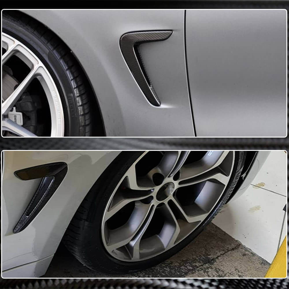 BMW 4 Series F32 F33 F36 2014-2019 Side Air Fender Vents Dry Carbon Fiber-Ahacarbon