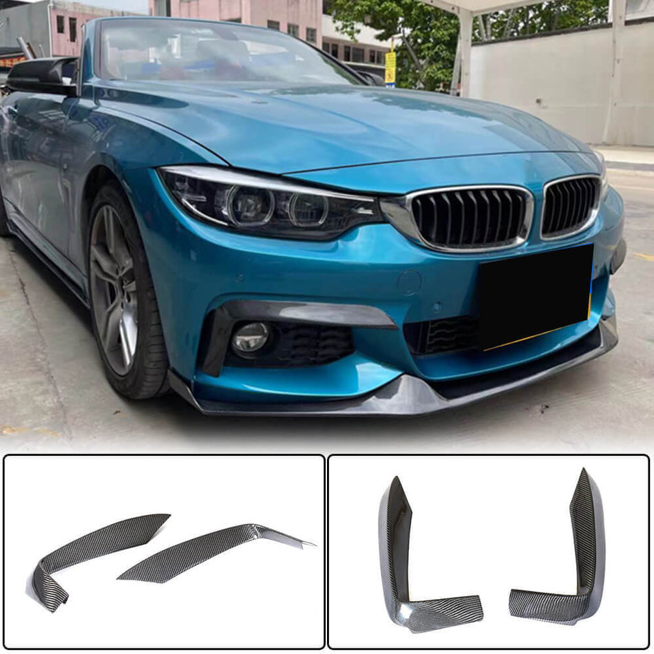 BMW 4 Series F32 F33 F36 M Sport 2014-2019 Fog Light Vents Carbon Fiber-Ahacarbon