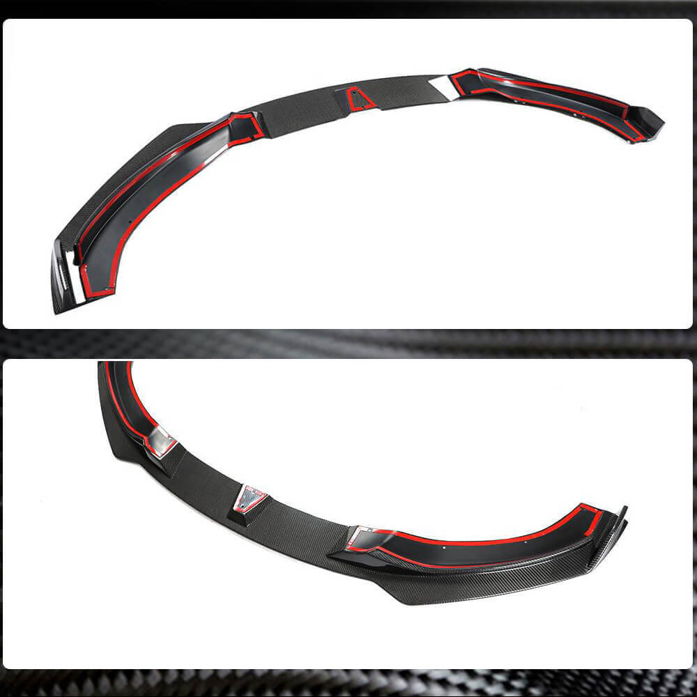 BMW 4 Series F32 F33 F36 M Sport 2014-2019 Front Bumper Lip Carbon Fiber-Ahacarbon