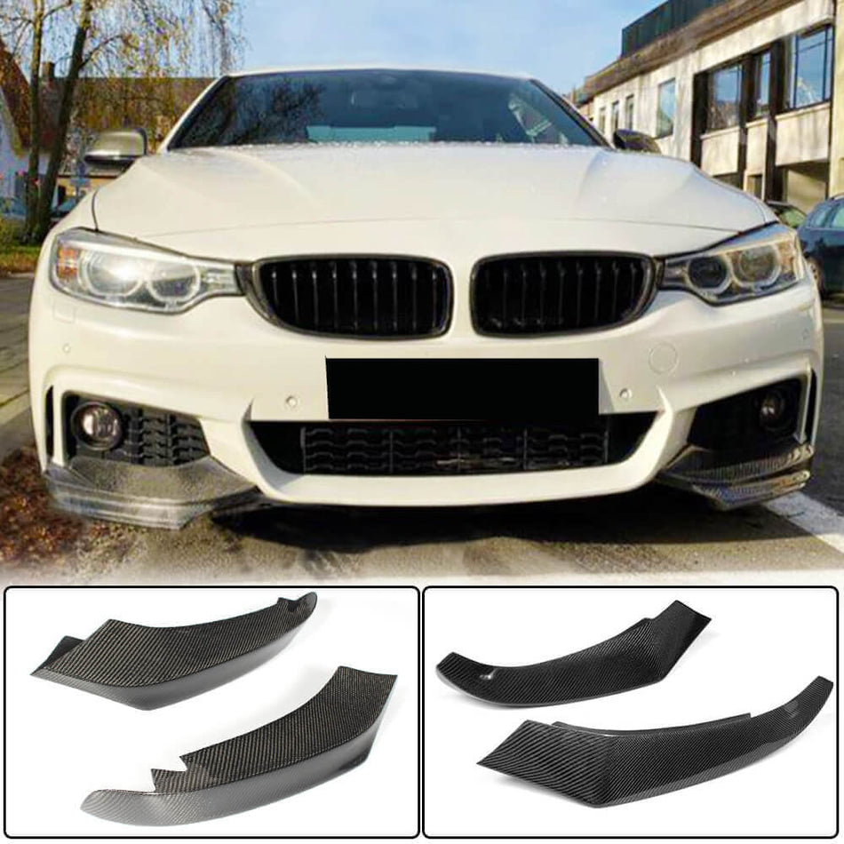 BMW 4 Series F32 F33 F36 M Sport 2014-2019 Front Bumper Splitter Carbon Fiber-Ahacarbon