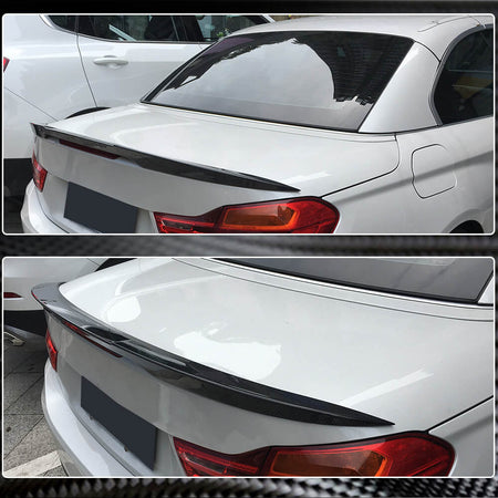 BMW 4 Series F33 F83 M4 2014-2019 Rear Trunk Spoiler Carbon Fiber-Ahacarbon