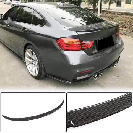 BMW 4 Series F36 Gran Coupe 2014-2019 Rear Trunk Spoiler Carbon Fiber-Ahacarbon