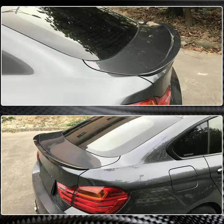 BMW 4 Series F36 Gran Coupe 2014-2019 Rear Trunk Spoiler Carbon Fiber-Ahacarbon