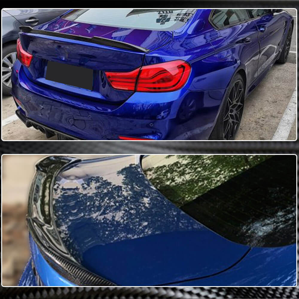 BMW 4 Series F36 Gran Coupe 2014-2019 Rear Trunk Spoiler Carbon Fiber-Ahacarbon