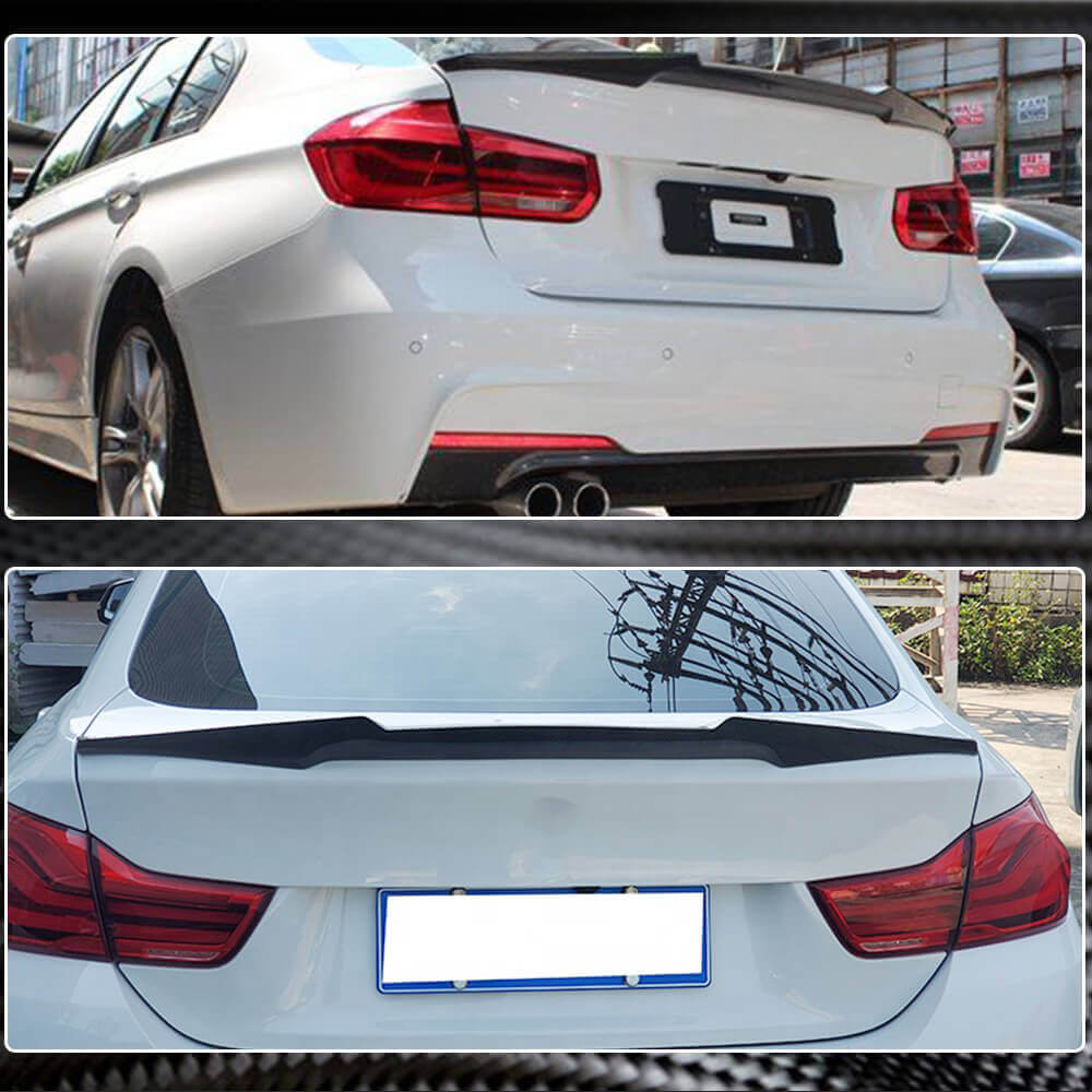 BMW 4 Series F36 420i 428i 435i 440i Gran Coupe 2014-2019 Carbon Fiber Rear Trunk Spoiler-Ahacarbon