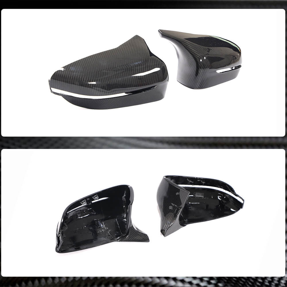 BMW 4 Series G22 G23 2020-2023 Side Mirror Covers Replacement Style Carbon Fiber-Ahacarbon