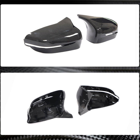 BMW 4 Series G22 G23 2020-2023 Side Mirror Covers Replacement Style Carbon Fiber-Ahacarbon