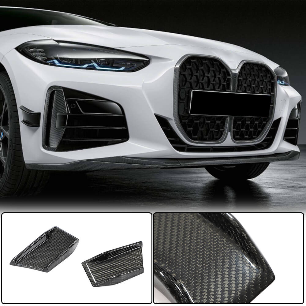 BMW 4 Series G22 G23 420i 430i M Sport M440i Front Bumper Vents Carbon Fiber/ABS-Ahacarbon