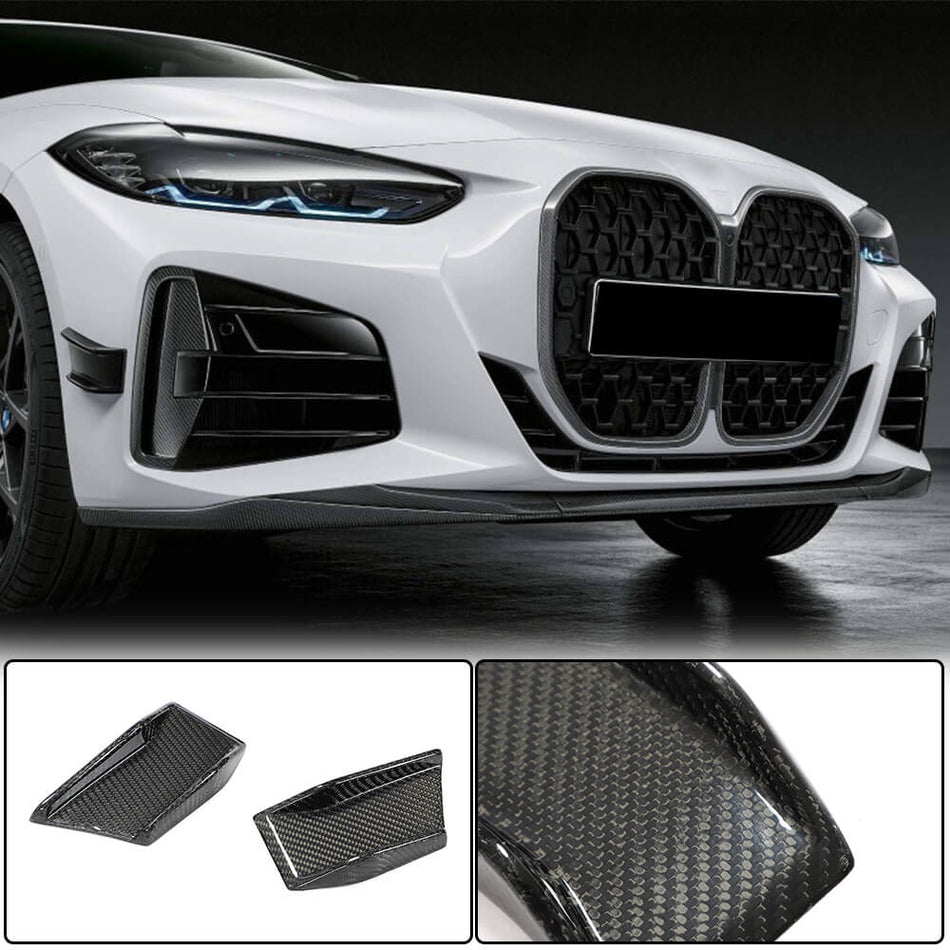 BMW 4 Series G22 G23 420i 430i M Sport M440i Front Bumper Vents Carbon Fiber/ABS-Ahacarbon