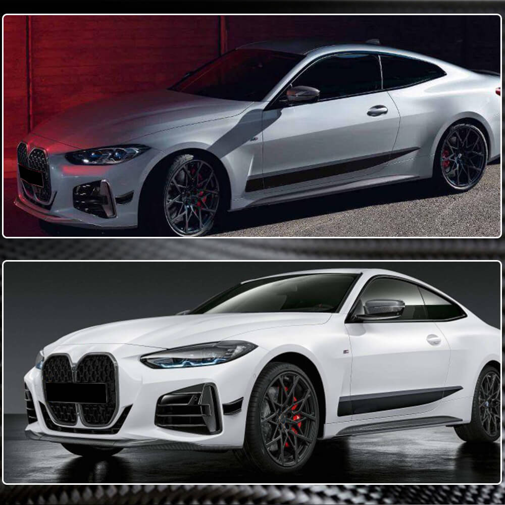 BMW 4 Series G22 G23 420i 430i M Sport M440i Front Bumper Vents Carbon Fiber/ABS-Ahacarbon