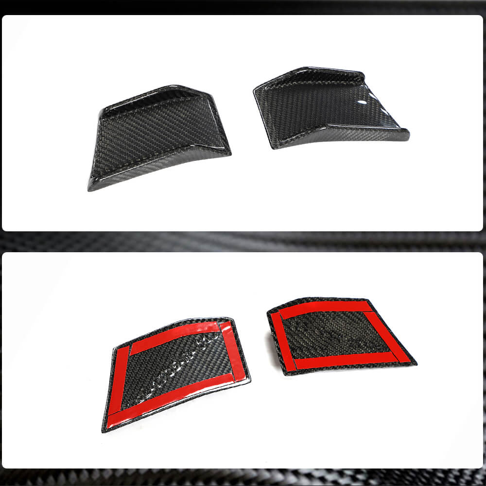 BMW 4 Series G22 G23 420i 430i M Sport M440i Front Bumper Vents Carbon Fiber/ABS-Ahacarbon