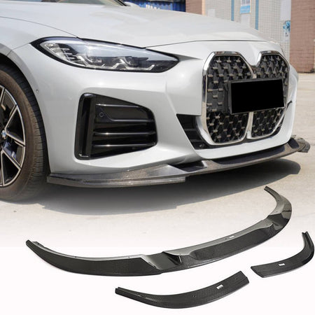 BMW 4 Series G26 420i 430i M Sport M440i 2021-2023 Front Bumper Lip Carbon Fiber-Ahacarbon