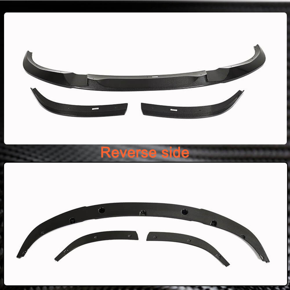 BMW 4 Series G26 420i 430i M Sport M440i 2021-2023 Front Bumper Lip Carbon Fiber-Ahacarbon