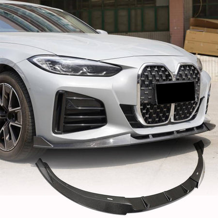 BMW 4 Series G26 420i 430i M Sport M440i 2021-2023 Front Bumper Lip Carbon Fiber-Ahacarbon