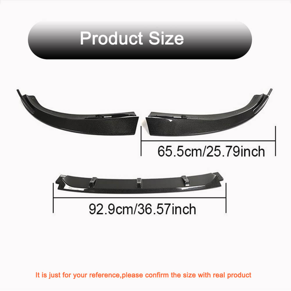 BMW 4 Series G26 420i 430i M Sport M440i 2021-2023 Front Bumper Lip Carbon Fiber-Ahacarbon