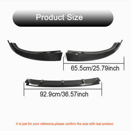 BMW 4 Series G26 420i 430i M Sport M440i 2021-2023 Front Bumper Lip Carbon Fiber-Ahacarbon