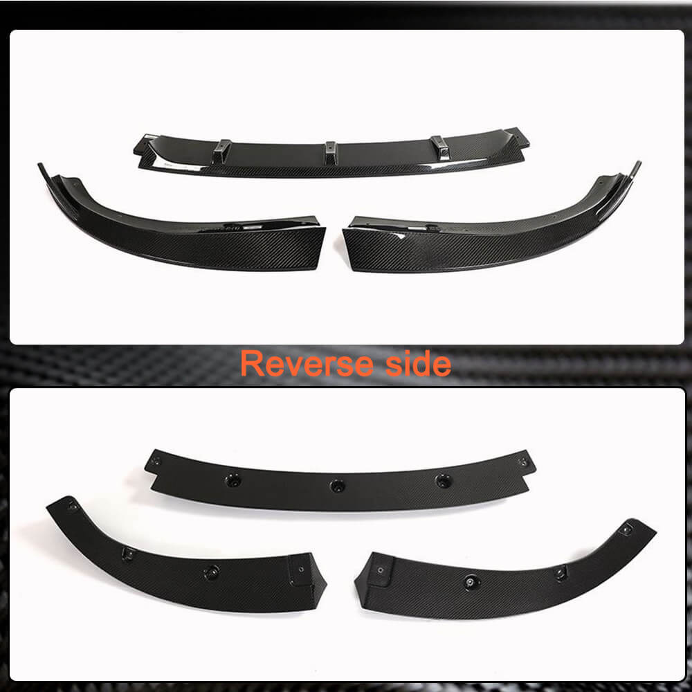 BMW 4 Series G26 420i 430i M Sport M440i 2021-2023 Front Bumper Lip Carbon Fiber-Ahacarbon