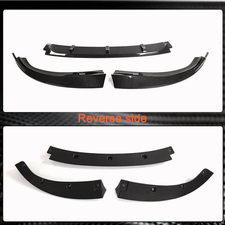 BMW 4 Series G26 420i 430i M Sport M440i 2021-2023 Front Bumper Lip Carbon Fiber-Ahacarbon