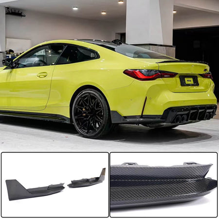 BMW 4 Series G82 G83 M4 2021UP Rear Bumper Splittesr Dry Carbon Fiber-Ahacarbon