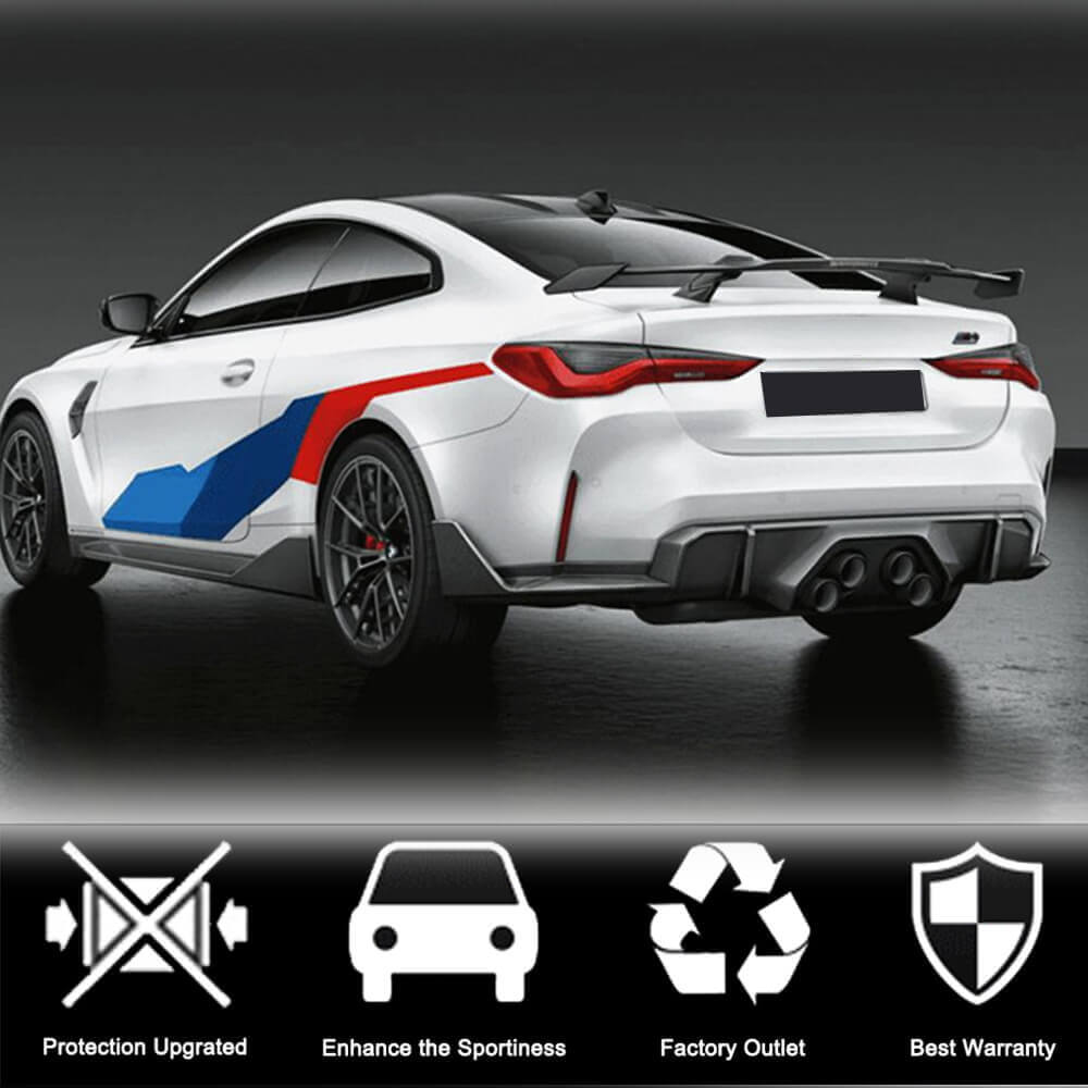 BMW 4 Series G82 G83 M4 2021UP Rear Bumper Splittesr Dry Carbon Fiber-Ahacarbon