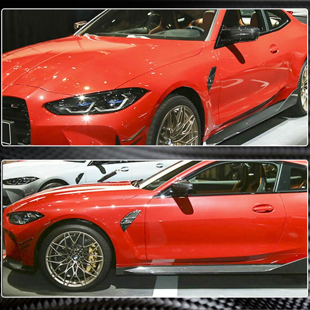 BMW 4 Series G82 G83 M4 2021+ Side Air Fender Vents Dry Carbon Fiber-Ahacarbon