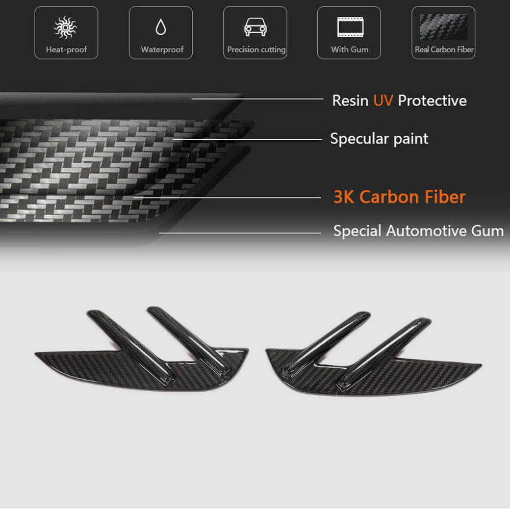 BMW 4 Series G82 G83 M4 2021+ Side Air Fender Vents Dry Carbon Fiber-Ahacarbon